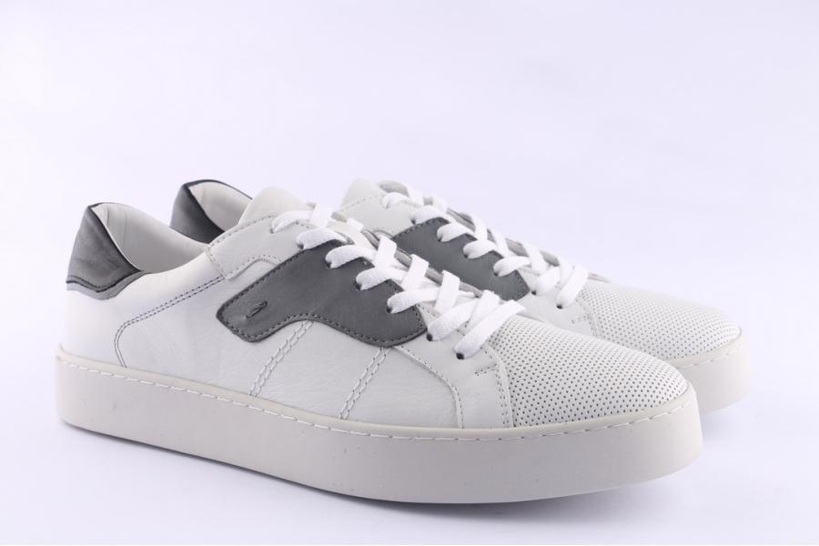 D.moro Shoes Men Leather Sneakers For Summer: 201023 White (Wholesale)