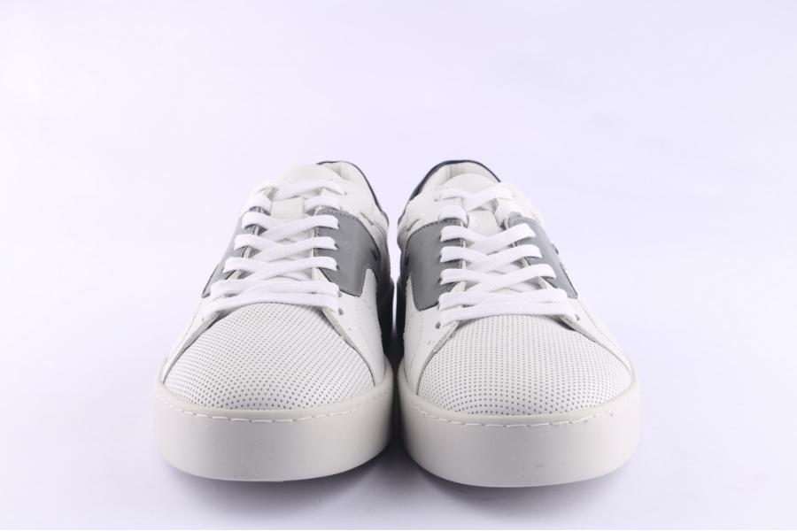 D.moro Shoes Men Leather Sneakers For Summer: 201023 White (Wholesale)