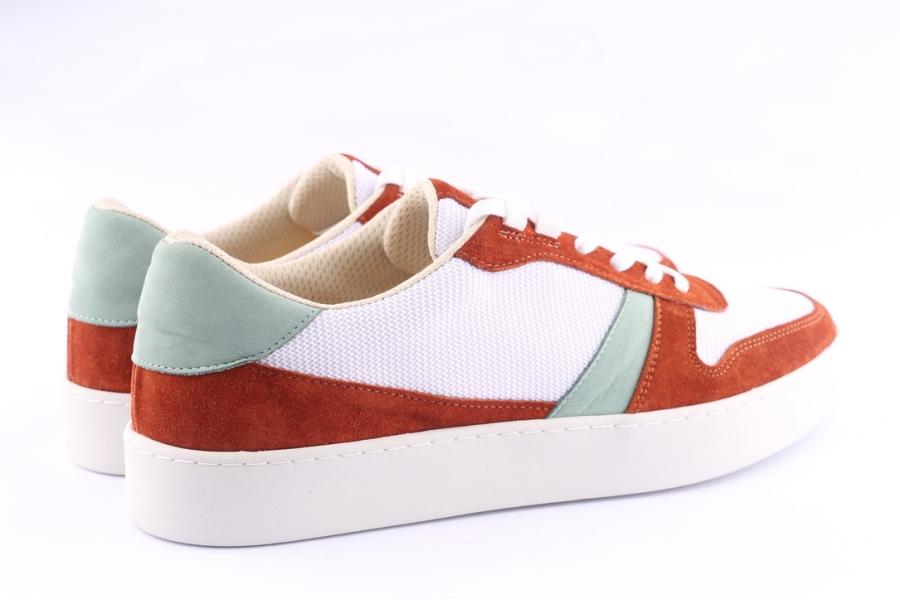 D.moro Shoes Men Leather + Textil Sneakers For Summer: 201020 Mango (Wholesale)