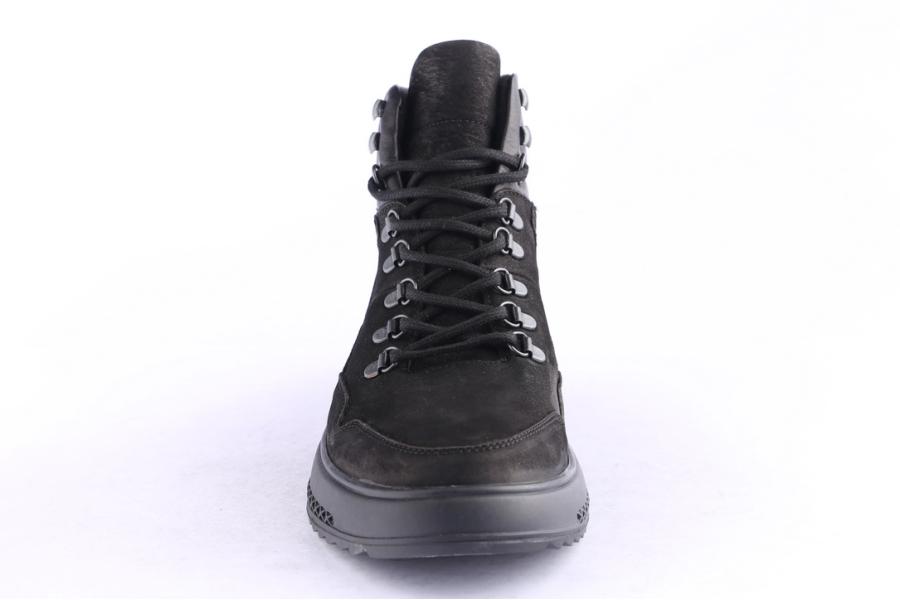 D.moro Shoes Men Nubuck Leather Ankle Boots For Winter: M063 Black (Wholesale)