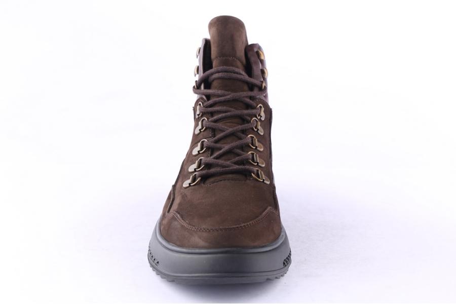 D.moro Shoes Men Nubuck Leather Ankle Boots For Winter: M063 Brown (Wholesale)