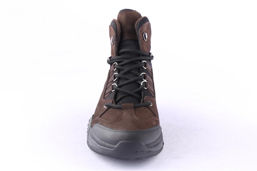 D.moro Shoes Men Nubuck Leather Ankle Boots For Winter: M065 Brown (Wholesale)