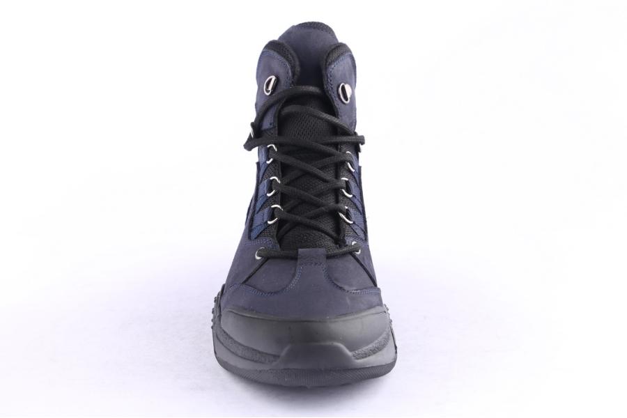 D.moro Shoes Men Nubuck Leather Ankle Boots For Winter: M065 Navy Blue (Wholesale)