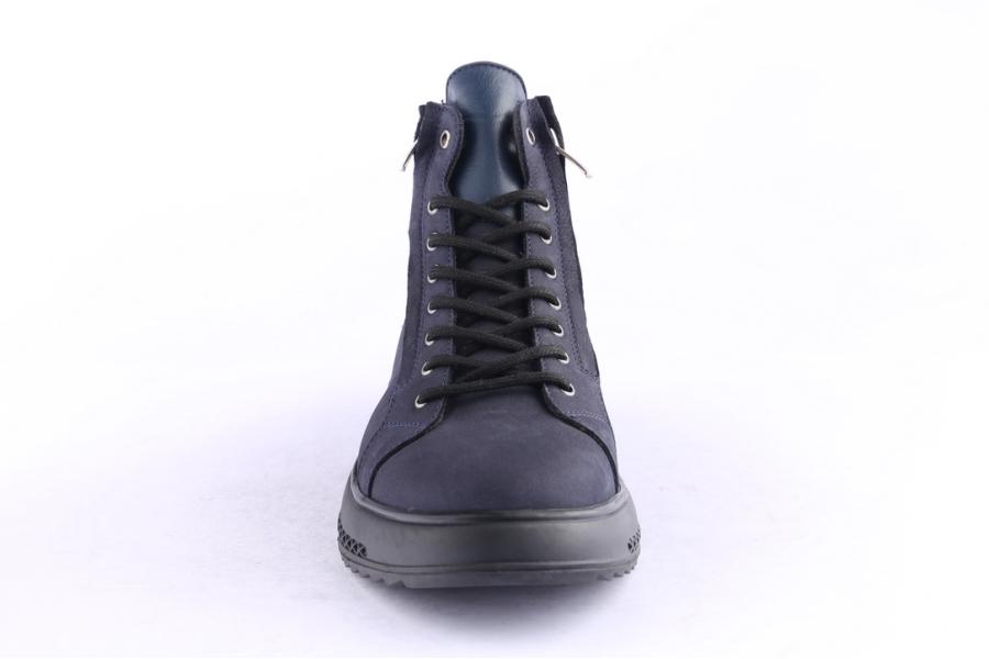 D.moro Shoes Men Nubuck Leather Ankle Boots For Winter: M066 Navy Blue (Wholesale)