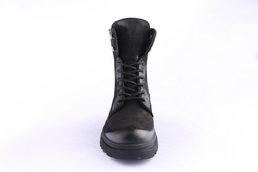 D.moro Shoes Men Nubuck Leather Ankle Boots For Winter: M070 Black (Wholesale)