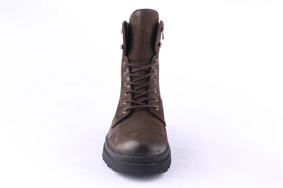 D.moro Shoes Men Nubuck Leather Ankle Boots For Winter: M070 Brown (Wholesale)