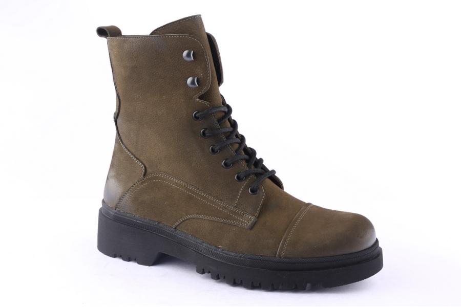 D.moro Shoes Men Nubuck Leather Ankle Boots For Winter: M070 Khaki (Wholesale)