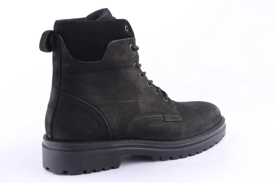 D.moro Shoes Men Nubuck Leather Ankle Boots For Winter: M079 Black (Wholesale)