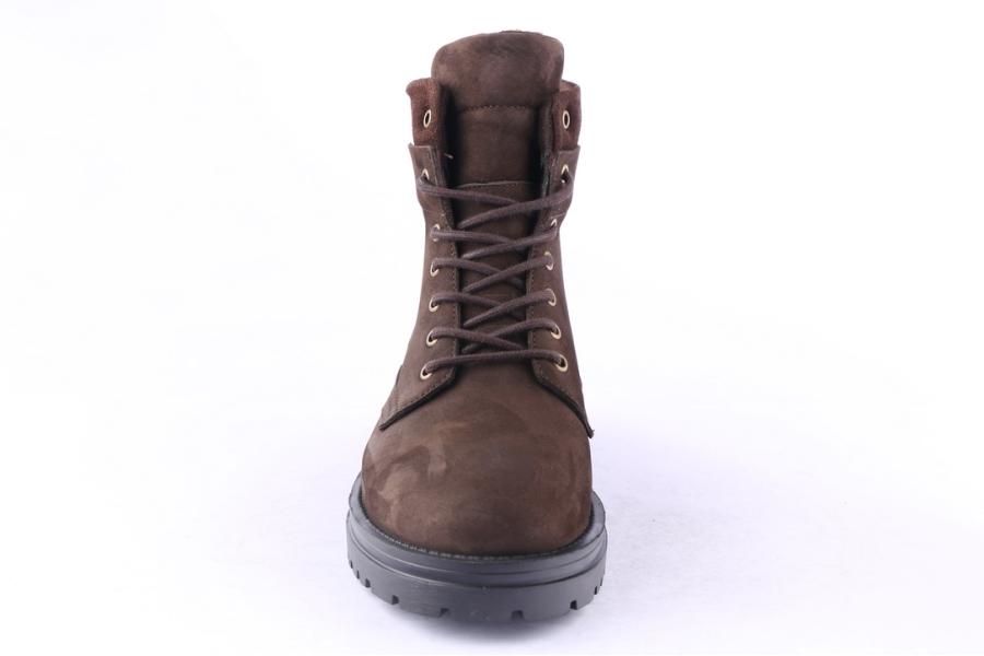 D.moro Shoes Men Nubuck Leather Ankle Boots For Winter: M079 Brown (Wholesale)