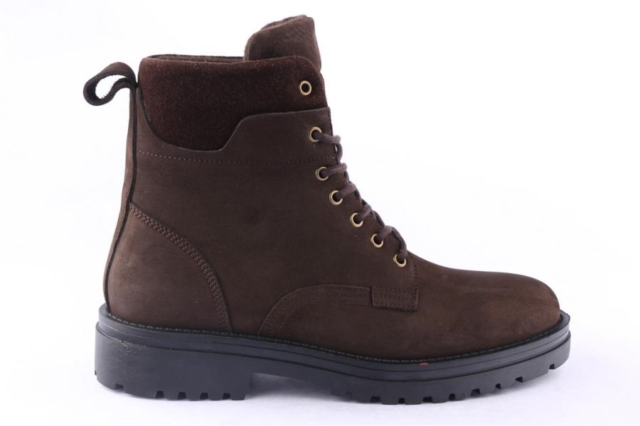 d.moro shoes Men nubuck leather Ankle Boots for Winter: M079 Brown (Wholesale)