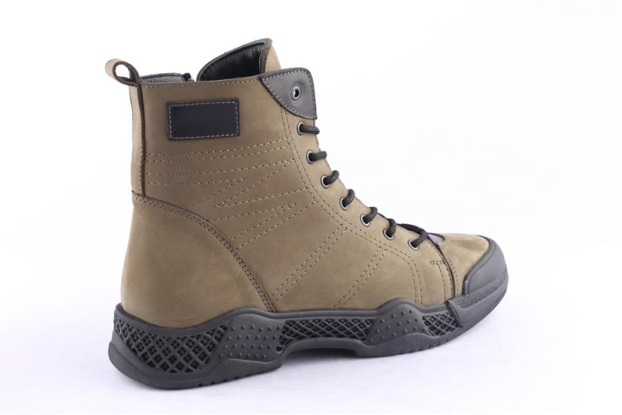 D.moro Shoes Men Nubuck Leather Ankle Boots For Winter: M088 Green (Wholesale)