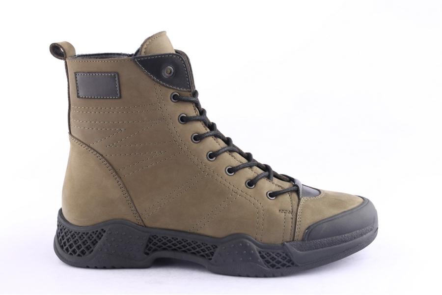 d.moro shoes Men nubuck leather Ankle Boots for Winter: M088 Green (Wholesale)