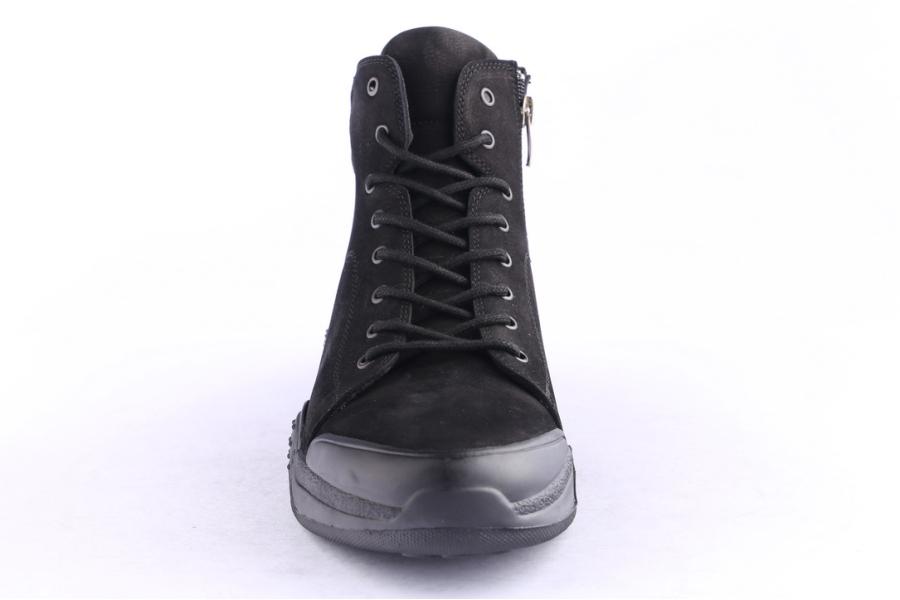 D.moro Shoes Men Nubuck Leather Ankle Boots For Winter: M089 Black (Wholesale)