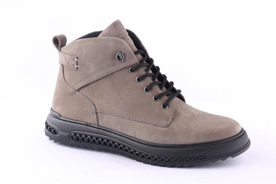 D.moro Shoes Men Nubuck Leather Ankle Boots For Winter: M091 Grey (Wholesale)