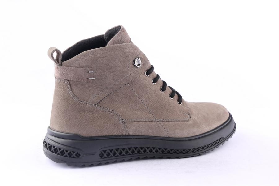 D.moro Shoes Men Nubuck Leather Ankle Boots For Winter: M091 Grey (Wholesale)