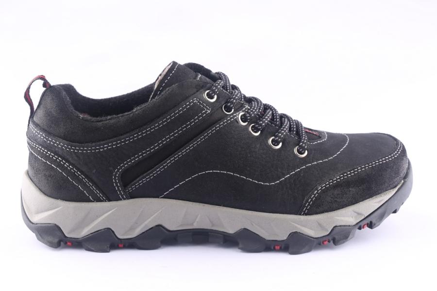 d.moro shoes Men Nubuck Leather Outdoor for Winter: C-17500-K Black (Wholesale)