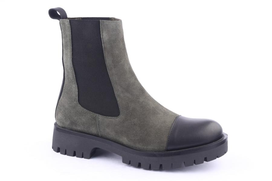 D.moro Shoes Men Suede Leather Ankle Boots For Winter: M002 Khaki (Wholesale)