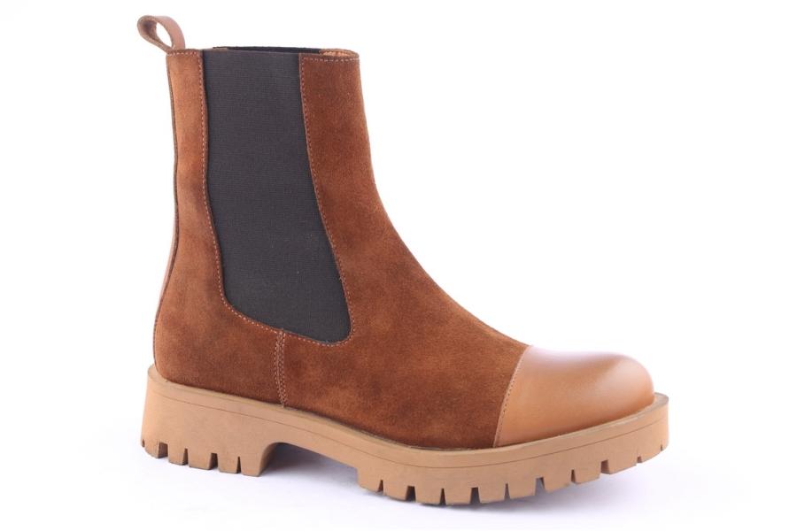D.moro Shoes Men Suede Leather Ankle Boots For Winter: M002 Tan (Wholesale)