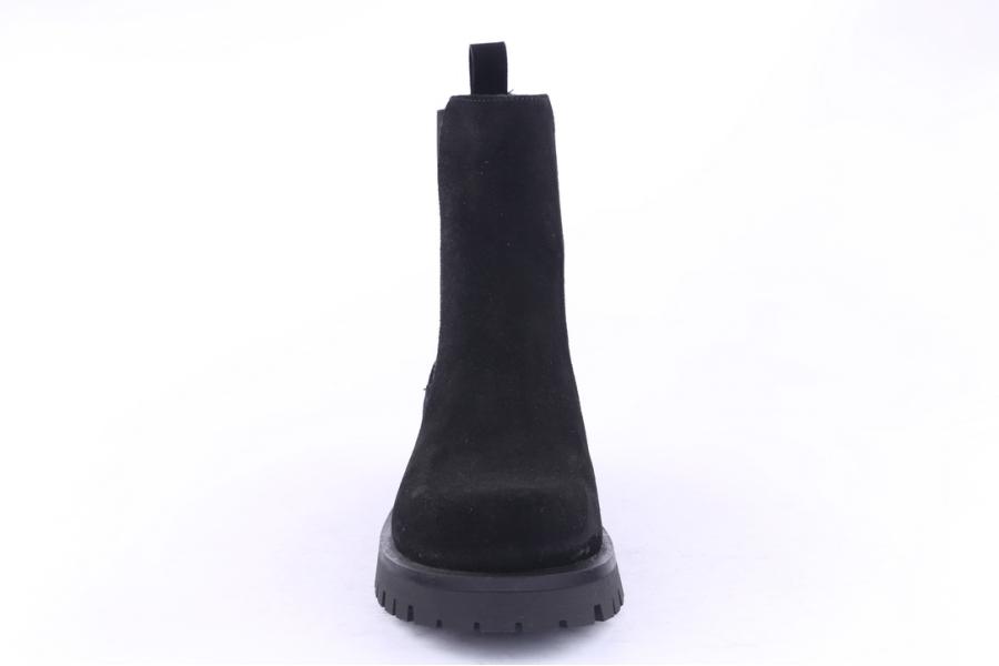 D.moro Shoes Men Suede Leather Ankle Boots For Winter: M003 Black (Wholesale)