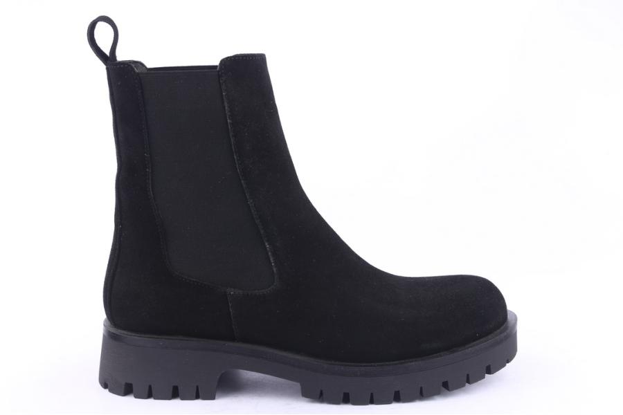 d.moro shoes Men Suede Leather Ankle Boots for Winter: M003 Black (Wholesale)
