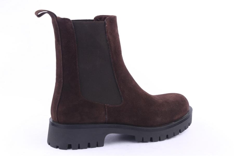 D.moro Shoes Men Suede Leather Ankle Boots For Winter: M003 Brown (Wholesale)