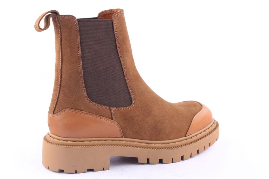 D.moro Shoes Men Suede Leather Ankle Boots For Winter: M004 Tan (Wholesale)