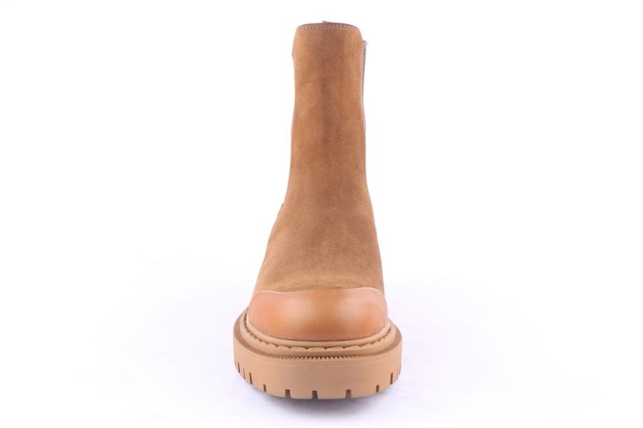 D.moro Shoes Men Suede Leather Ankle Boots For Winter: M004 Tan (Wholesale)
