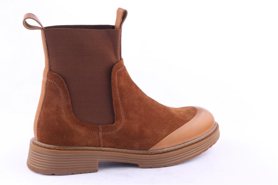 D.moro Shoes Men Suede Leather Ankle Boots For Winter: M005 Tan (Wholesale)