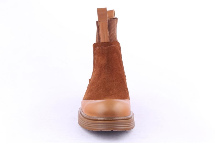 D.moro Shoes Men Suede Leather Ankle Boots For Winter: M005 Tan (Wholesale)