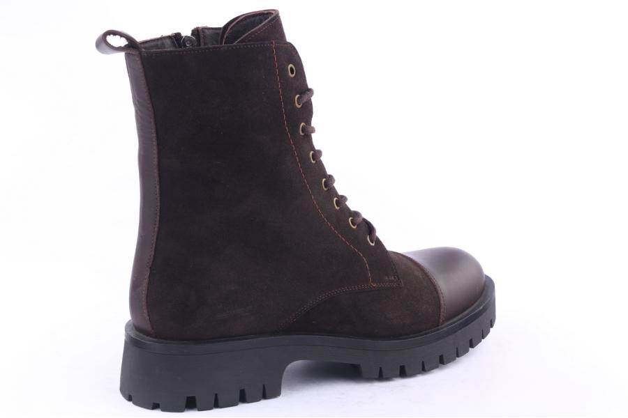 D.moro Shoes Men Suede Leather Ankle Boots For Winter: M006 Brown (Wholesale)