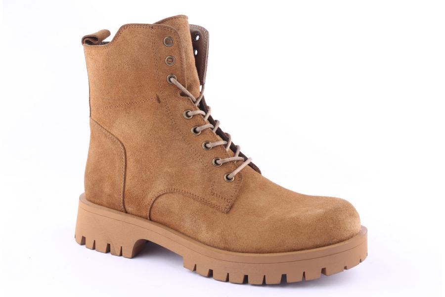D.moro Shoes Men Suede Leather Ankle Boots For Winter: M01 Tan (Wholesale)