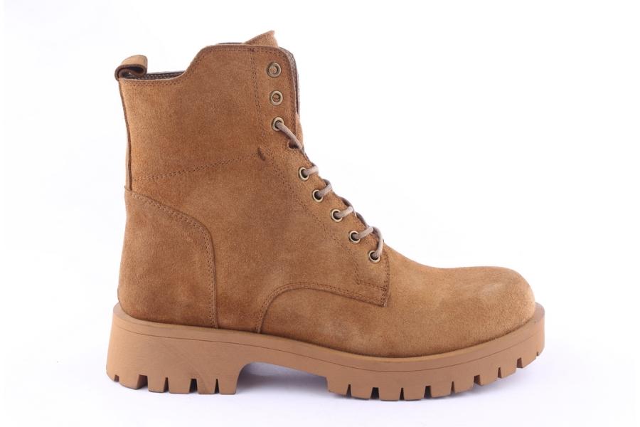 d.moro shoes Men Suede Leather Ankle Boots for Winter: M01 Tan (Wholesale)