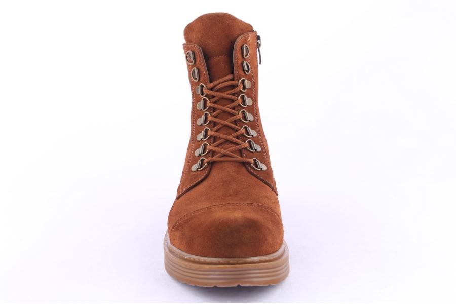 D.moro Shoes Men Suede Leather Ankle Boots For Winter: M014 Tan (Wholesale)