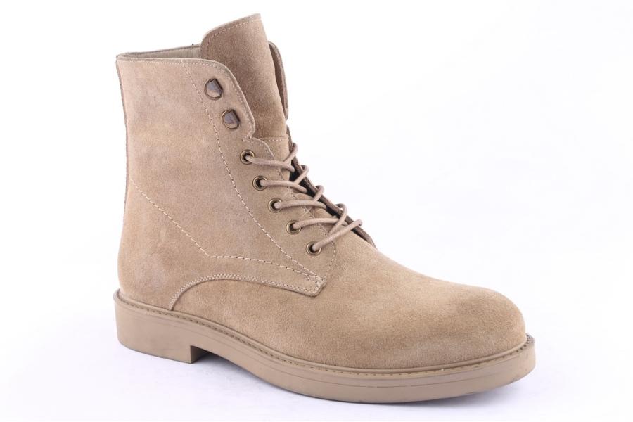 D.moro Shoes Men Suede Leather Ankle Boots For Winter: M015 Beige (Wholesale)