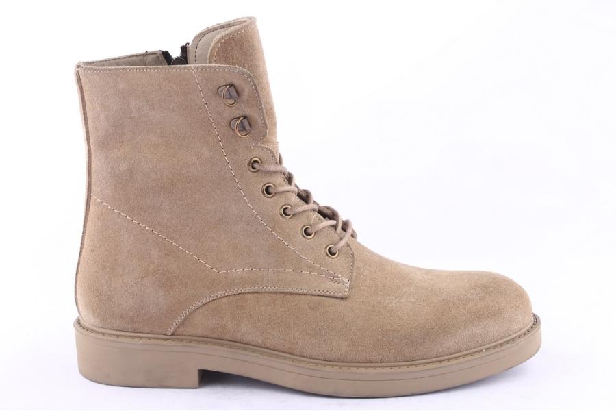 d.moro shoes Men Suede Leather Ankle Boots for Winter: M015 Beige (Wholesale)