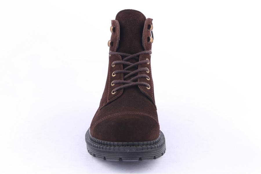 D.moro Shoes Men Suede Leather Ankle Boots For Winter: M018 Brown (Wholesale)