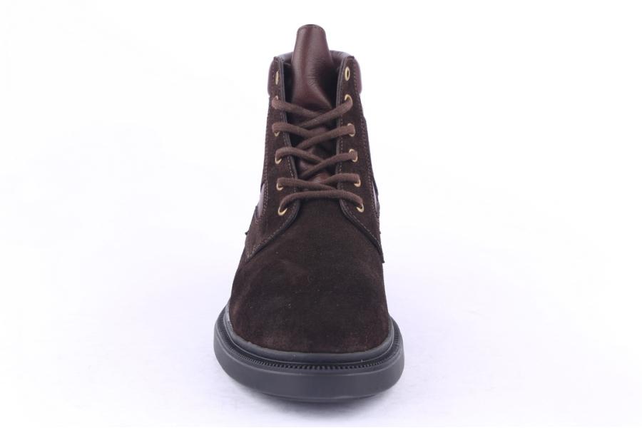 D.moro Shoes Men Suede Leather Ankle Boots For Winter: M020 Brown (Wholesale)