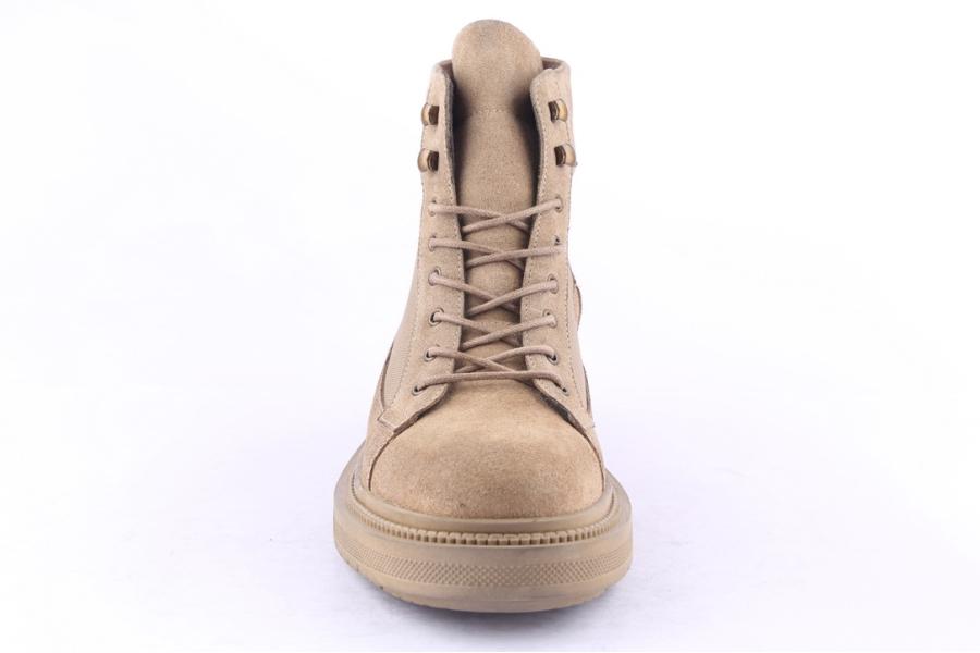 D.moro Shoes Men Suede Leather Ankle Boots For Winter: M023 Beige (Wholesale)