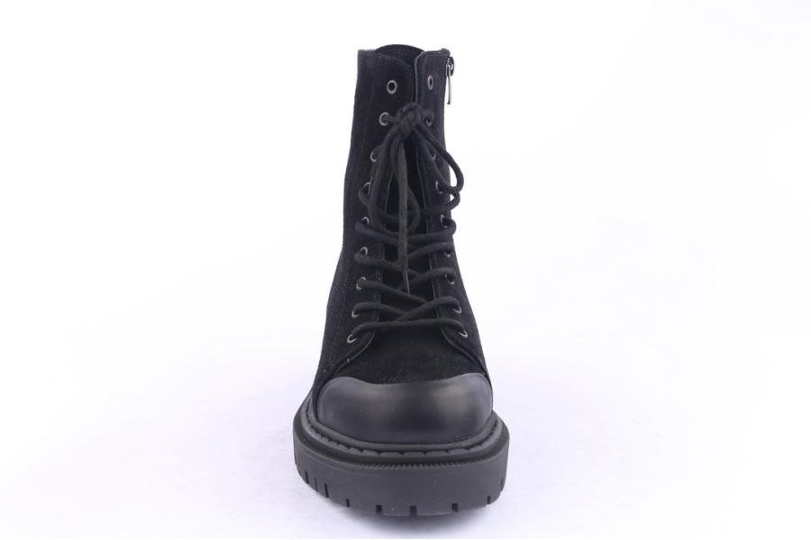 D.moro Shoes Men Suede Leather Ankle Boots For Winter: M026 Black (Wholesale)
