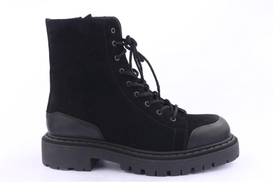 d.moro shoes Men Suede Leather Ankle Boots for Winter: M026 Black (Wholesale)