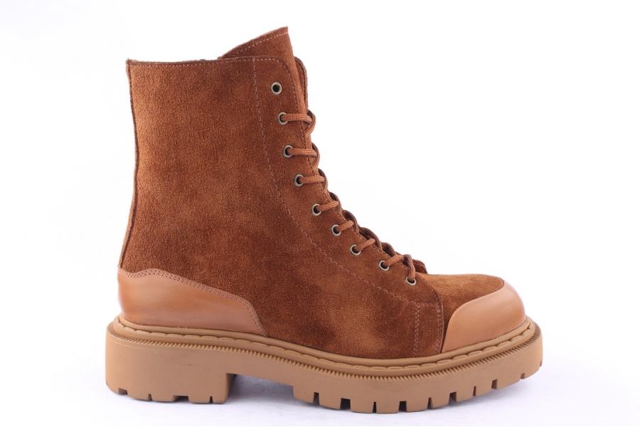 d.moro shoes Men Suede Leather Ankle Boots for Winter: M026 Tan (Wholesale)