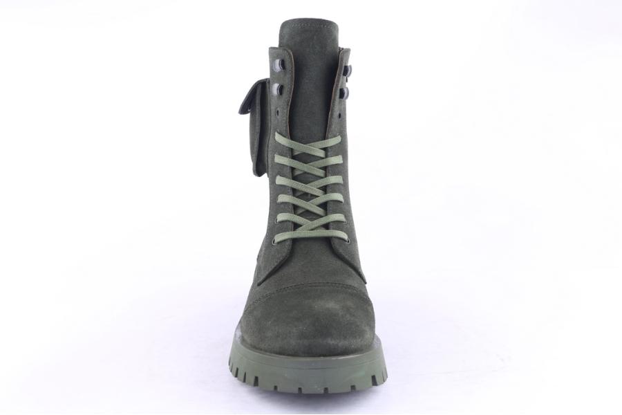D.moro Shoes Men Suede Leather Ankle Boots For Winter: M027 Green (Wholesale)