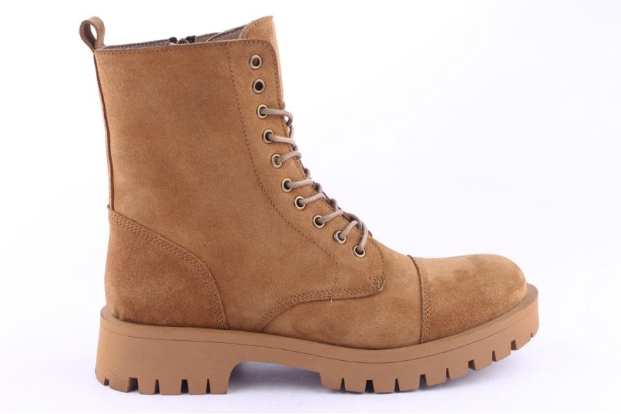 d.moro shoes Men Suede Leather Ankle Boots for Winter: M03 Tan (Wholesale)