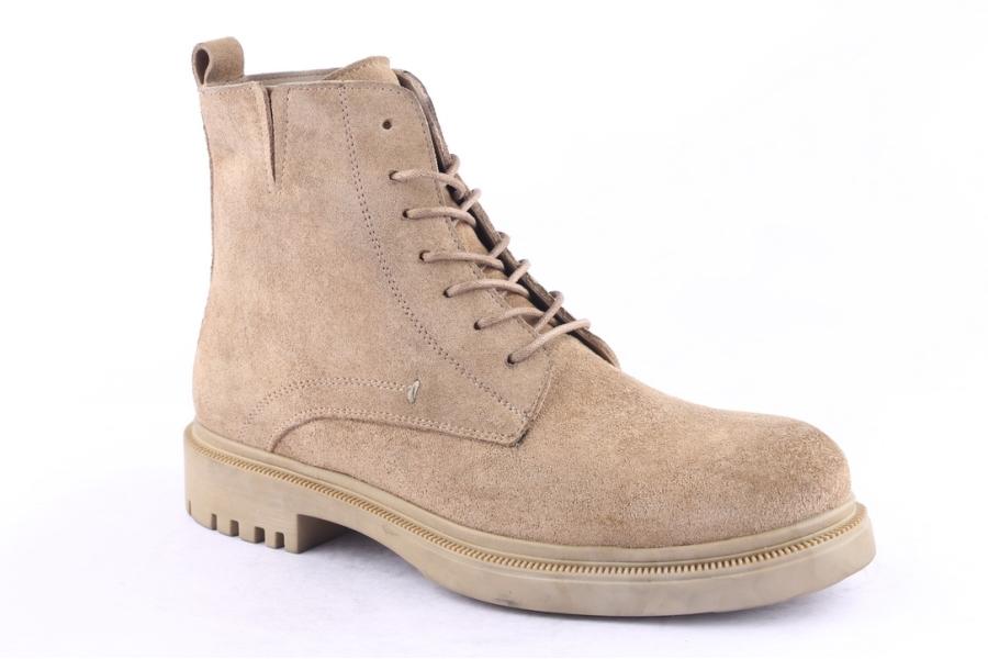 D.moro Shoes Men Suede Leather Ankle Boots For Winter: M030 Beige (Wholesale)