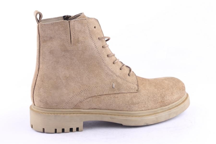 D.moro Shoes Men Suede Leather Ankle Boots For Winter: M030 Beige (Wholesale)