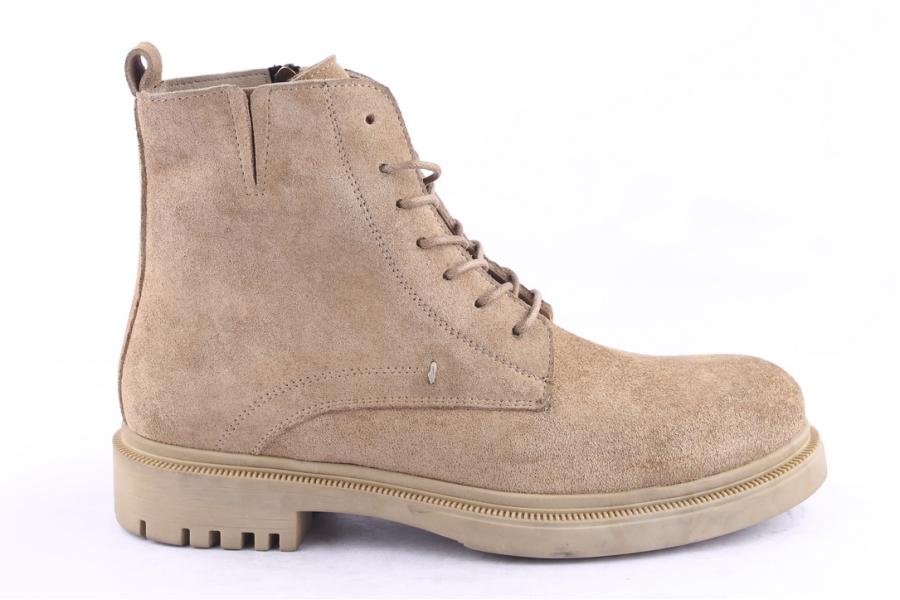 d.moro shoes Men Suede Leather Ankle Boots for Winter: M030 Beige (Wholesale)