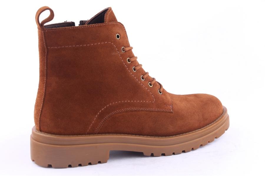 D.moro Shoes Men Suede Leather Ankle Boots For Winter: M031 Tan (Wholesale)