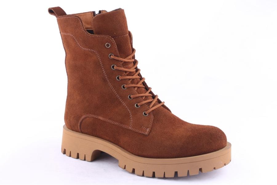 D.moro Shoes Men Suede Leather Ankle Boots For Winter: M033 Tan (Wholesale)