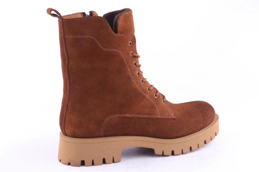 D.moro Shoes Men Suede Leather Ankle Boots For Winter: M033 Tan (Wholesale)