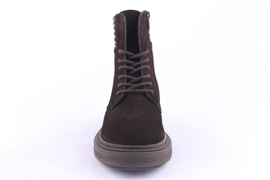 D.moro Shoes Men Suede Leather Ankle Boots For Winter: M034 Brown (Wholesale)